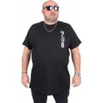 Moc Grande 25158 Stand Up Siyah Sıfır Yaka Erkek T-shirt