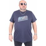 Moc Grande 25162 Sport Lacivert Sıfır Yaka Erkek T-shirt
