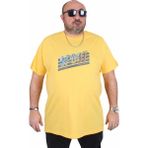 Moc Grande 25162 Sport Sarı Sıfır Yaka Erkek T-shirt