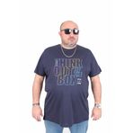 Moc Grande 25163 Out Box Lacivert Sıfır Yaka Erkek T-shirt