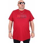 Moc Grande 25169 Impossible Bordo Sıfır Yaka Erkek T-shirt