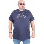 Moc Grande 25174 Country Lacivert Sıfır Yaka Erkek T-shirt
