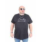 Moc Grande 25174 Country Siyah Sıfır Yaka Erkek T-shirt