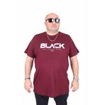 Moc Grande 25176 Black Mürdüm Sıfır Yaka Erkek T-shirt