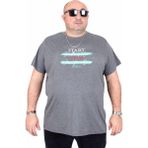 Moc Grande 25178 Start Stop Antrasit Melanj Sıfır Yaka Erkek T-shirt