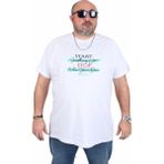 Moc Grande 25178 Start Stop Beyaz Sıfır Yaka Erkek T-shirt