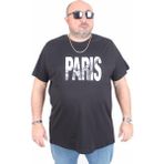 Moc Grande 25179 Paris Siyah Sıfır Yaka Erkek T-shirt