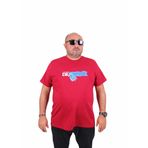 Moc Grande 25180 Champion Bordo Sıfır Yaka Erkek T-shirt