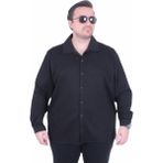 Moc Grande 25727 Siyah Uzun Kollu Klasik Stil Erkek Gömlek