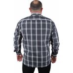 Moc Grande Büyük Beden Erkek Gömlek Uzun Kol Ekose-Kareli Günlük Stil Regular Fit - 4XL - Çok Renkli