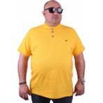 Moc Grande Polo 11500 Büyük Beden Sarı Erkek T-shirt