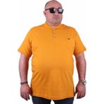 Moc Grande Polo 11501 Büyük Beden Hardal Erkek T-shirt