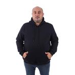 MOC GRANDE Starbattal Büyük Beden Erkek Basic Sweat Kapüşonlu 11700-45