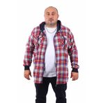 MOC GRANDE Starbattal Erkek Büyük Beden Kapüşonlu Sweat Oduncu Çiftcep 22203-1742