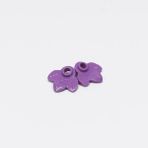 Moc Tuğlalar 32607 Bitki Plakası Tur 1x1 3 Yapraklı Kabak Ağacı Dıy Aydınlatma Blok Tuğlalar Uyumlu Tüm Marka Blokları Parçacıklar Renk: Mor 100 Pcs (Yurt Dışından) - Parçalı Set