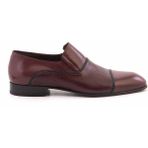 Mocassini Gold Deri Erkek Klasik Ayakkabı 6198 - Bordo