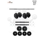 Mocca Style 22 Kg 150 Cm Barlı Halter Seti Ve Dambıl Seti Ağırlık Fitness Seti