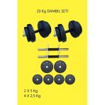 Mocca Style 23 Kg Z-barlı Megaset Halter Seti Ve Dambıl Seti Ağırlık Fitness Seti(20 Kg Plaka Ağırlığı)
