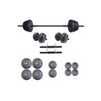 Mocca Style 55 Kg Ağırlık Seti 55 Kg Vücut Geliştirme Aleti Halter Seti (50 Kg Plaka Agırlığı)