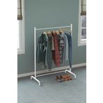 Mocca Style Komple Metal Beyaz Konfeksiyon Ayaklı Elbise Askılığı Askı Beyaz Ms-konf-1001