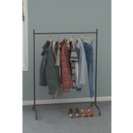 Mocca Style Komple Metal Konfeksiyon Ayaklı Elbise Askılığı Askı Siyah Ms-konf-1001