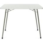 MOCCASTYLE 60X80 Cm BEYAZ Katlanır Balkon Bahçe Kamp Masası