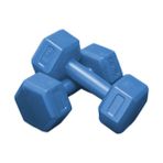 Moccastyle Açık Mavi 2x2 kg Dambıl Seti