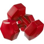 Moccastyle Kırmızı 2x3 kg Dambıl Seti