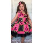 Moda Akçem Tek Kol Kabarık Abiye Elbise - 3 - 4 Yaş - Pembe