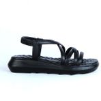 Moda Ayakkabı 01124 Şanzelize Bayan Sandalet - Siyah