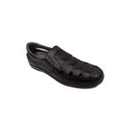 Moda Ayakkabı 0454 Siyah Deri Erkek Sandalet