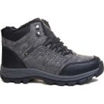 Moda Ayakkabı 1253 Erkek Kışlık Trekking Bot Ayakkabı - Füme