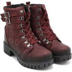 Moda Ayakkabı 6654 Kadın Bot Ayakkabı - Bordo