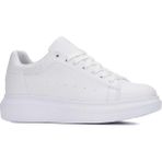 Moda Ayakkabı Bst-150 Deri Comfortable Erkek Sneaker Ayakkabı - 042-Beyaz