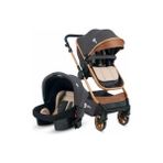 Moda Bebekler Comfort Travel Sistem Bebek Arabası Seyahat Sistem Puset, Taşıma Koltuğu, Yağmurluk Hediyeli - Beyaz - Kırmızı