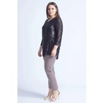 Moda Berray 28034 Siyah Payet Büyük Beden Kadın Bluz