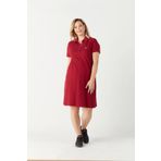 Moda Berray 3010 Bordo Günlük Tarz Kumaş Büyük Beden Elbise