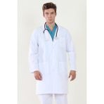 Moda Canel Uzun Boy Mono Yaka Bay Doktor Önlüğü - XL