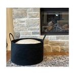 Moda Cardin Jüt Hasır Sepet Düzenleyici Siyah Çamaşır Sepeti 45 x 36 cm Kapasite ile Şık ve Fonksiyonel