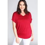 Moda Cazibe M9169 Kırmızı Kadın Bluz