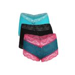 Moda Çizgi 40211 Bayan 3'lü Boxer
