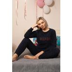 Moda Çizgi 8517 Welsoft Polar Kadın Pijama Takımı