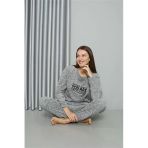 Moda Çizgi 8518 Welsoft Polar Kadın Pijama Takımı