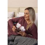 Moda Çizgi Kadın Penye Uzun Kol Pijama Takım 4187