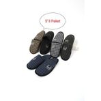Moda Devrin 5'li Paket M Kışlık Terlik Ev Terliği Çeyiz Bohça Seti Misafir Terliği