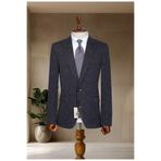 MODA DİNA Lacivert İtalyan Stil Slim Fit Klasik Erkek Blazer Ceket