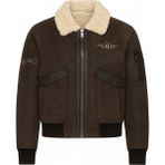 Moda Erkek Regular Fit Kalın Kürklü Yaka Pilot Mont – Kışlık - XL - Kahverengi