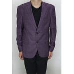 Moda Fistan Store Erkek Bordo Ekose Kareli Klasik Kesim Normal Kalıp Çift Düğme Büyük Beden Blazer Ceket - 6 Drop - 58 / 6