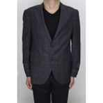 Moda Fistan Store Erkek Kahverengi Kareli Klasik Kesim Normal Kalıp Çift Düğme Büyük Beden Blazer Ceket - 6 Drop - 54 / 6
