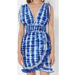 Moda Fit Mezuniyet Balo Sandy Örme Dik Yaka Kolsuz Kol Bodycone Midi Boy Elbise